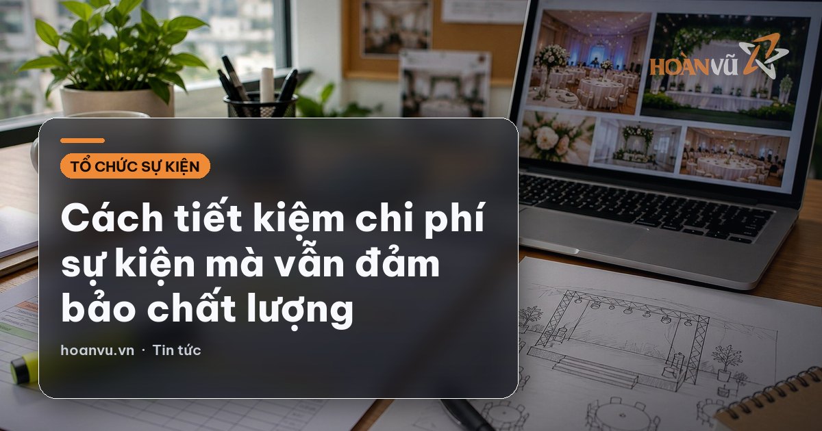 Cách tiết kiệm chi phí sự kiện mà vẫn đảm bảo chất lượng