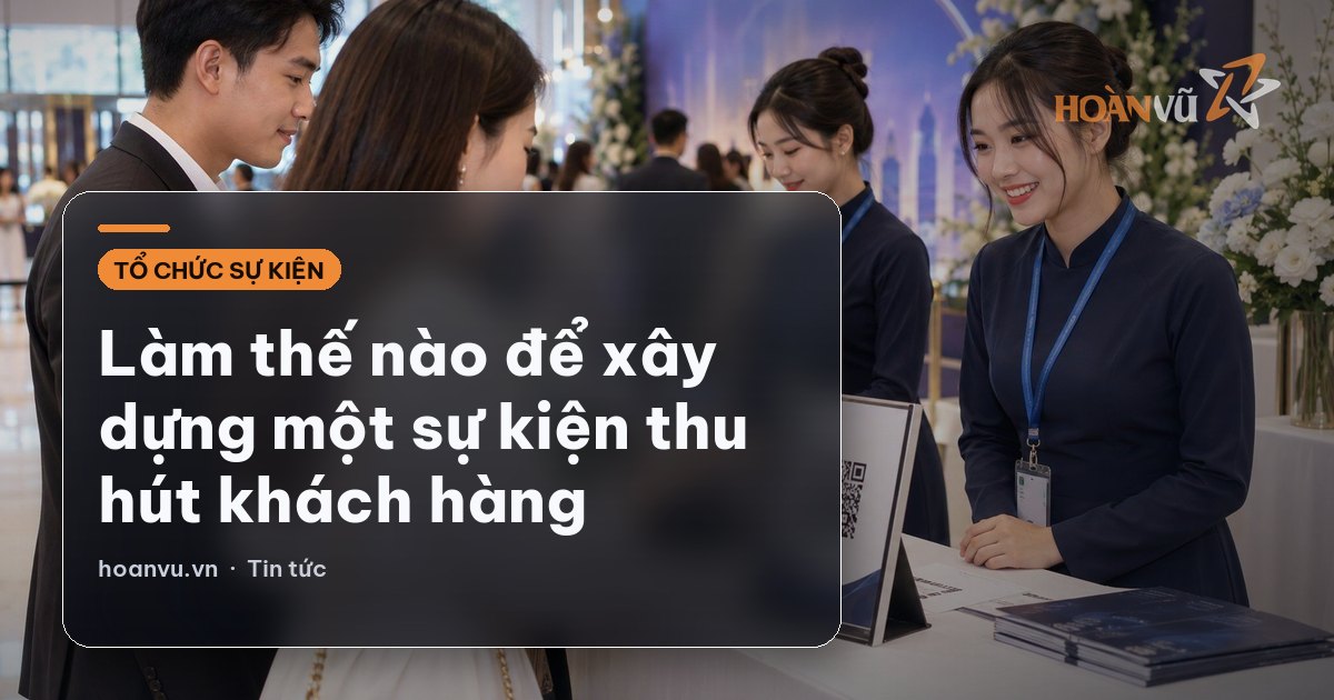 Làm thế nào để xây dựng một sự kiện thu hút khách hàng