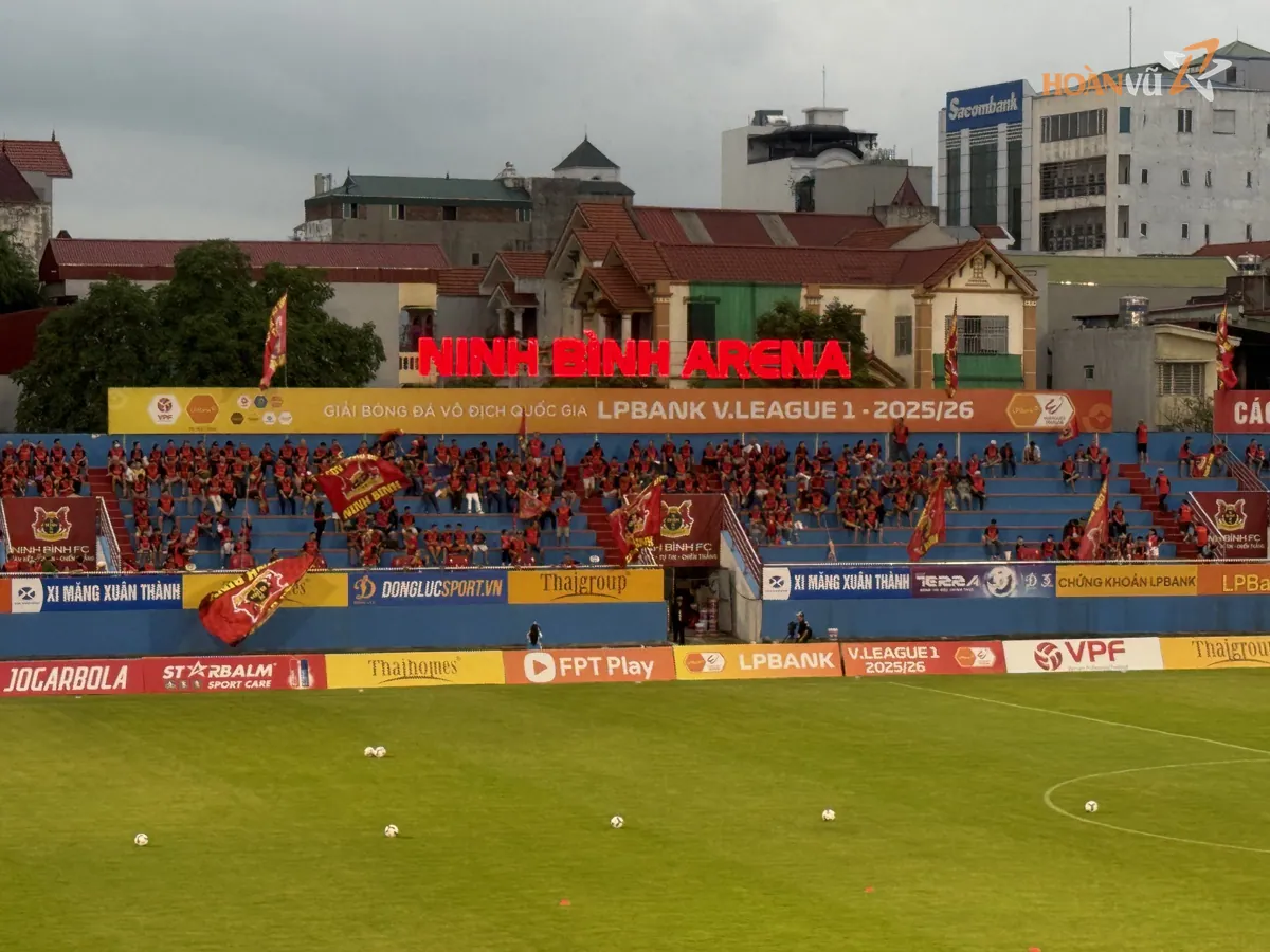 Ninh Binh stadium stands